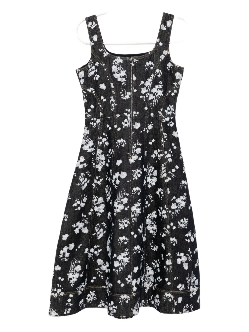 Aop Orchid dress - Blue
