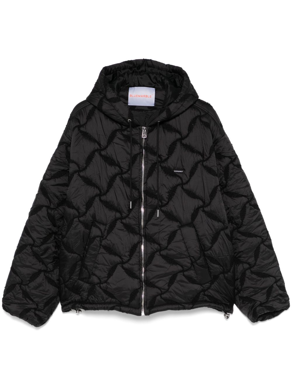 Hooded bomber jacket - Black