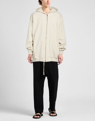 Man Sweatshirt Ivory Size XXL Cotton