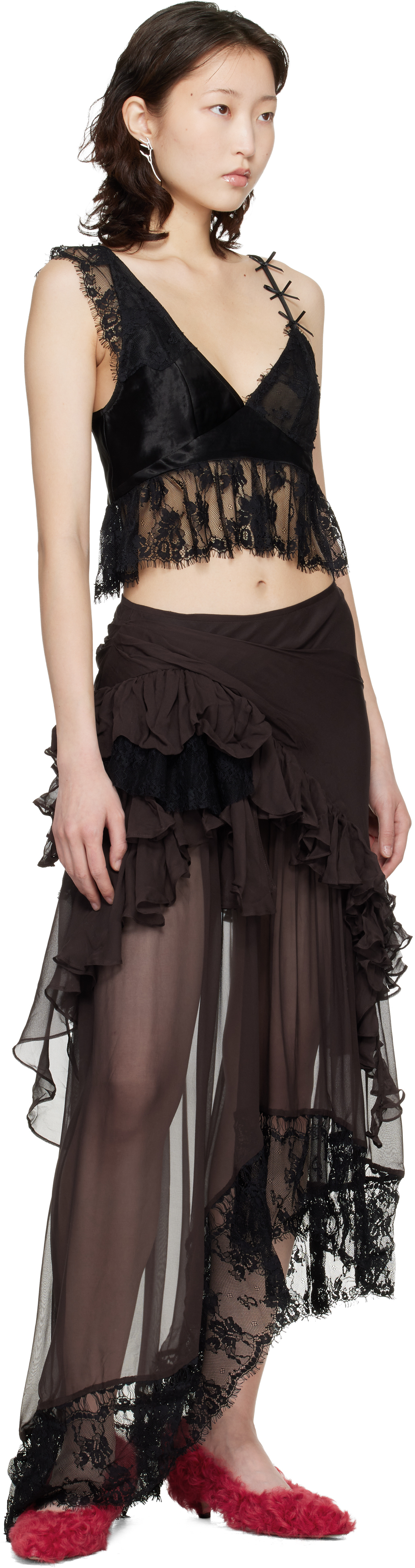 Black Dahlia Tank Top