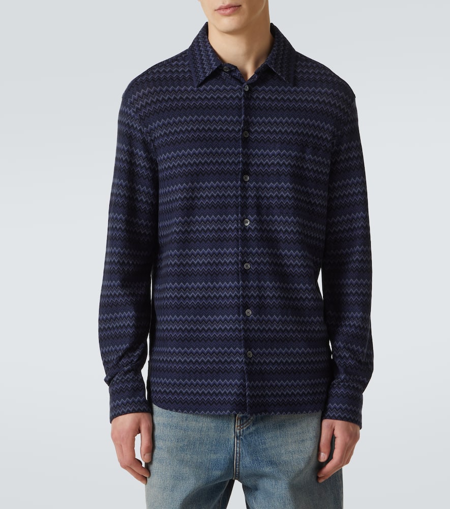 Zigzag cotton shirt