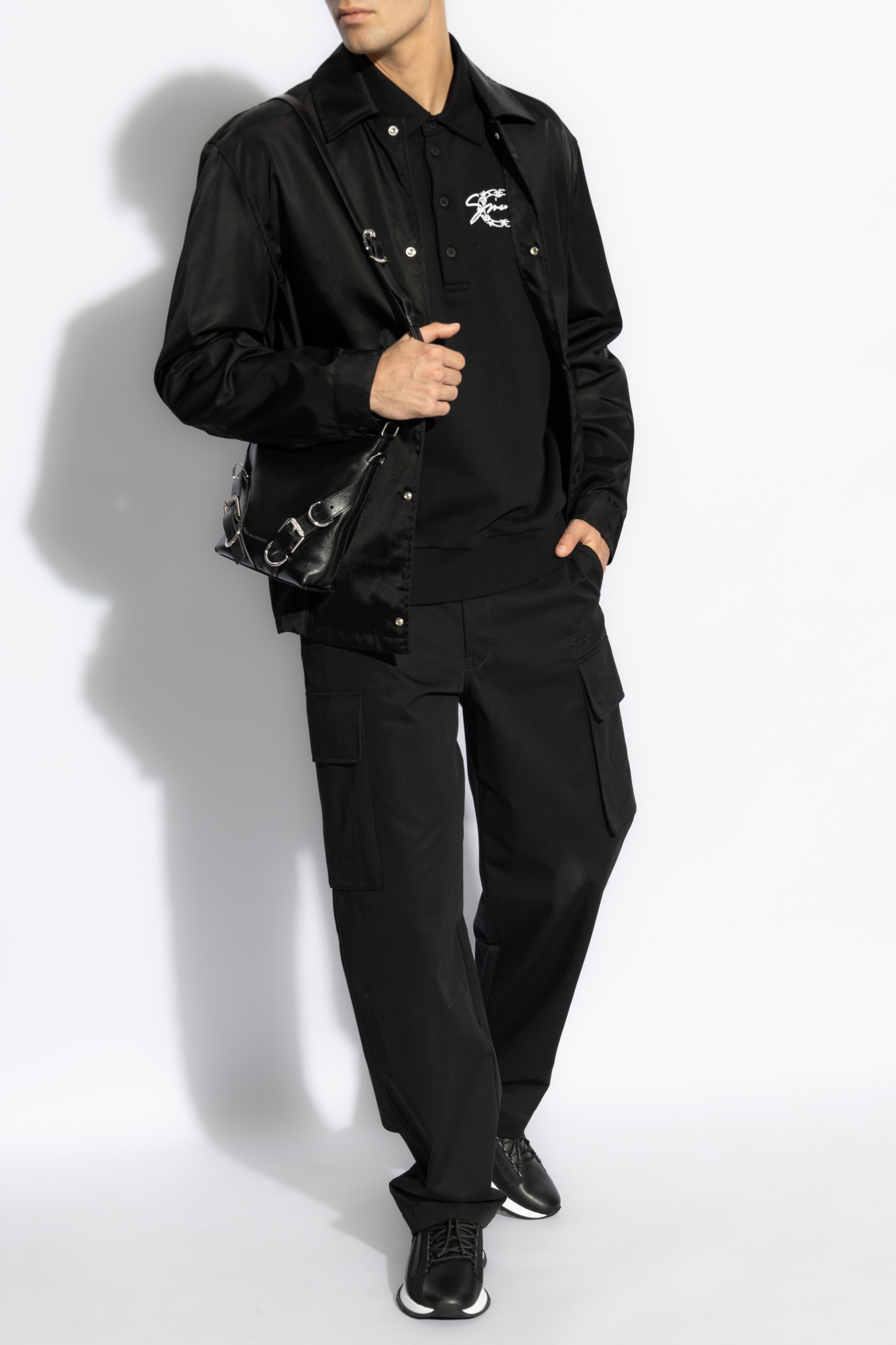 ‘Cargo’ Pants, Men's, Black