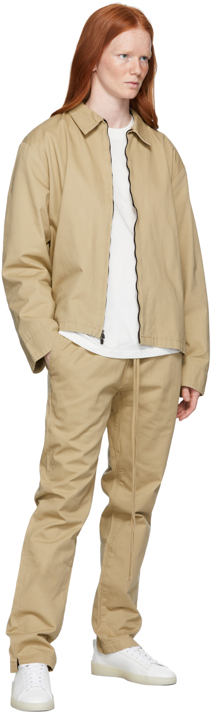 Khaki Twill Trousers