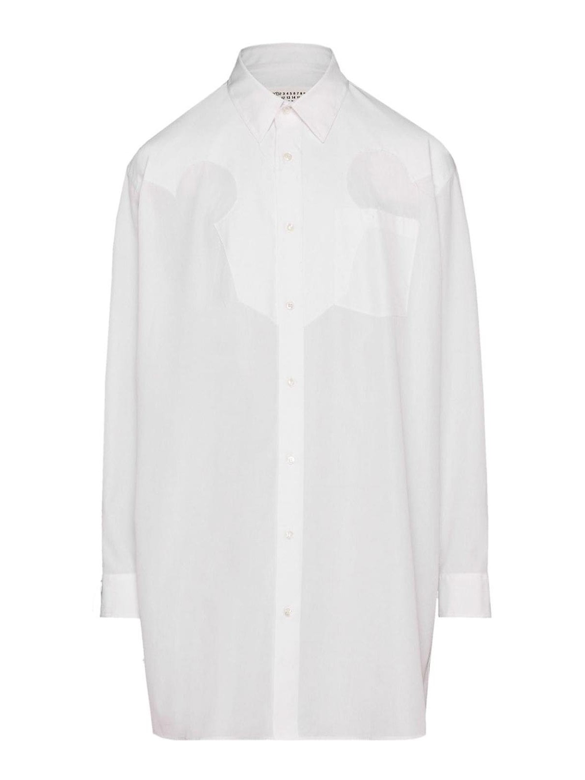 Cotton-poplin mini shirtdress