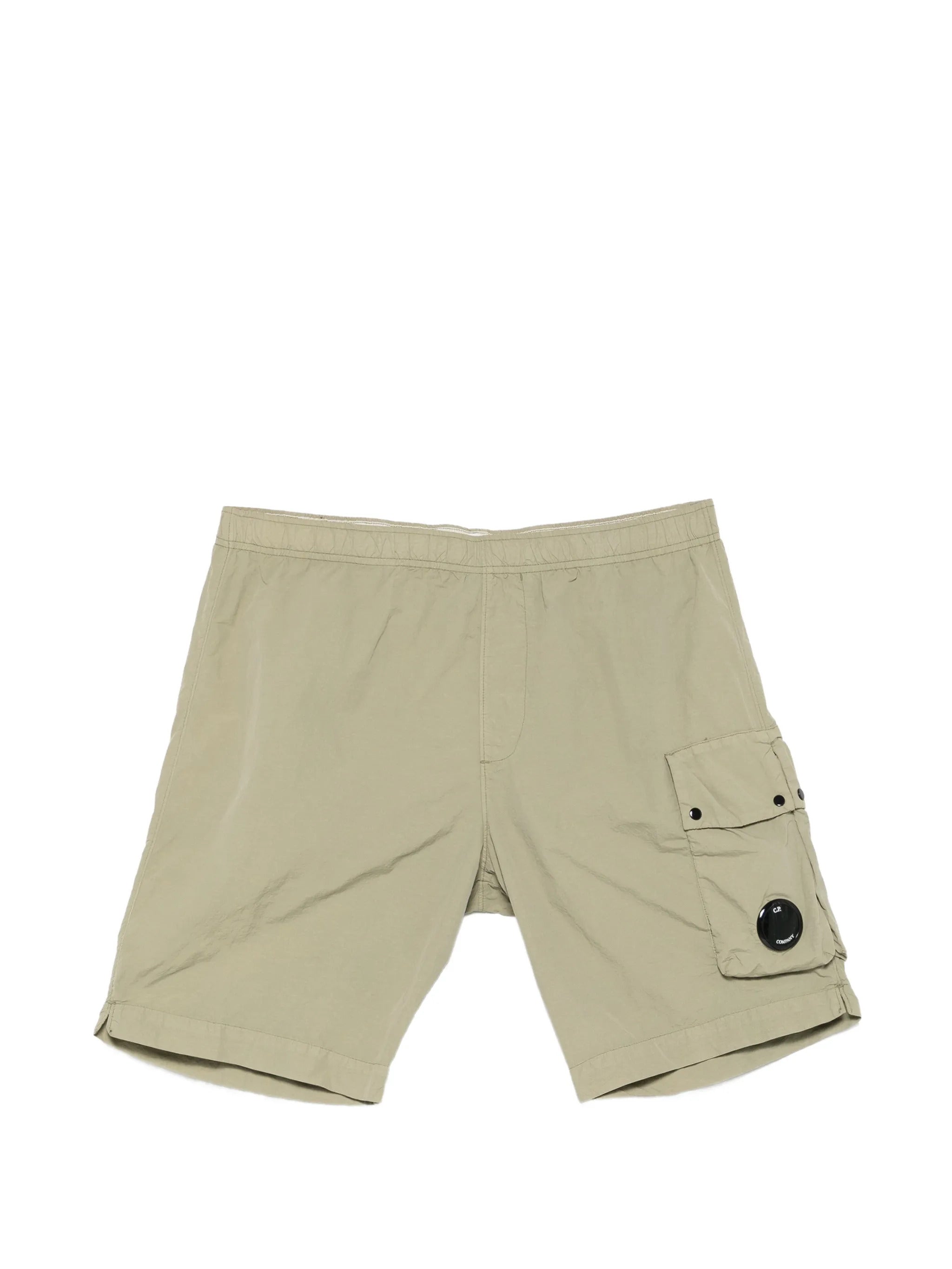 Men's Beach Cargo Shorts with Drawstring Waist and Lens Pocket