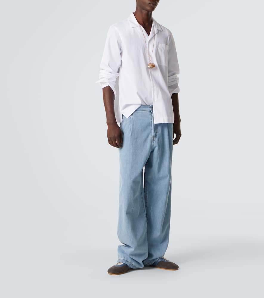 Cotton poplin shirt