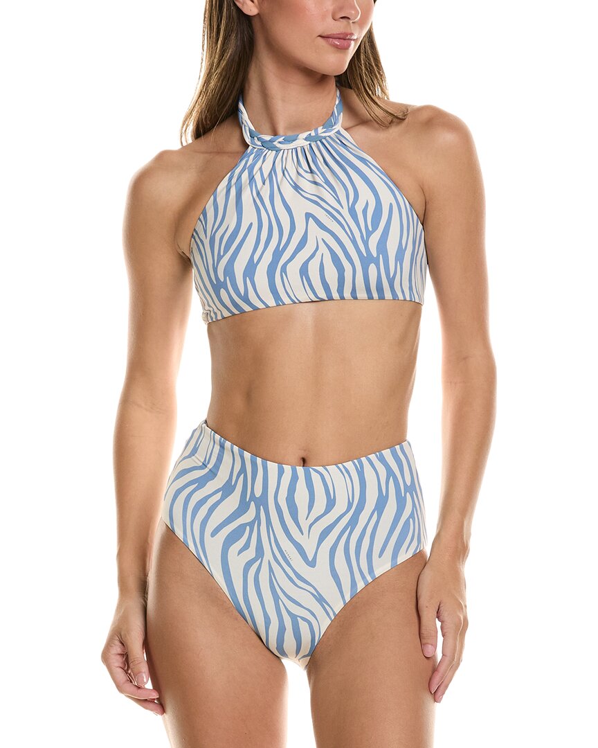 Manebi 2Pc Braided Halter Neck Bikini Set