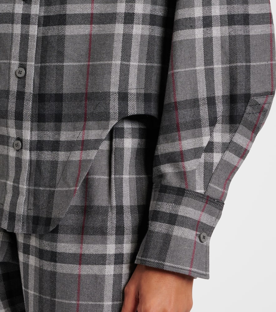 Cotton-blend shirt