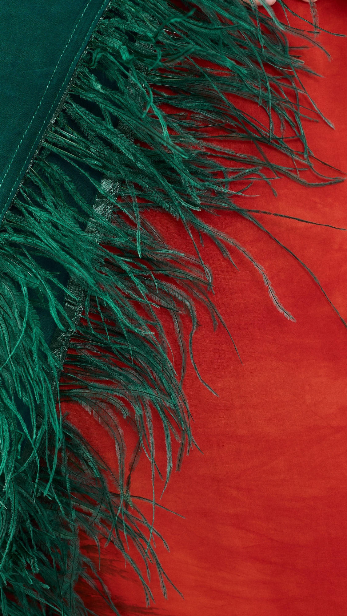 Agboya Dress Green/Red/Pink