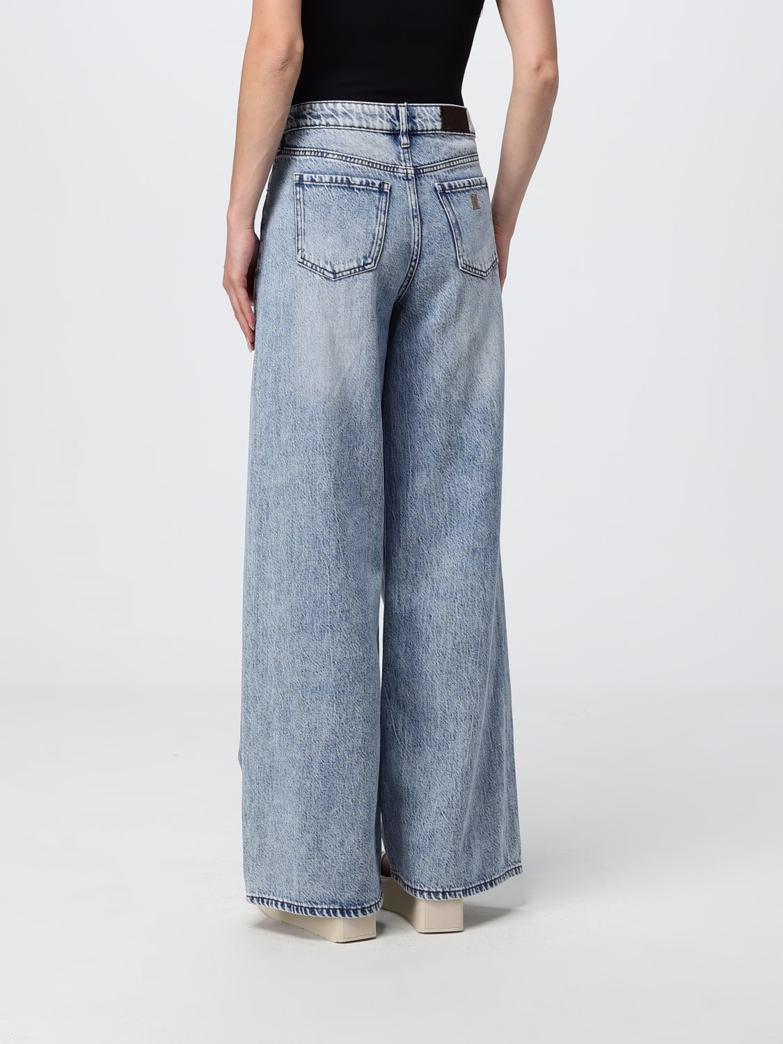 Jeans Woman color Stone Washed