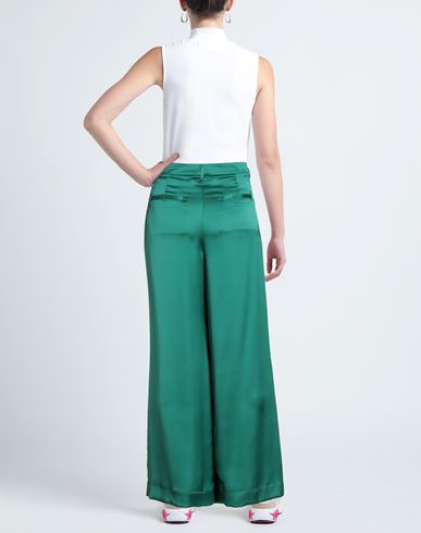 Woman Pants Emerald green Size 4 Polyester