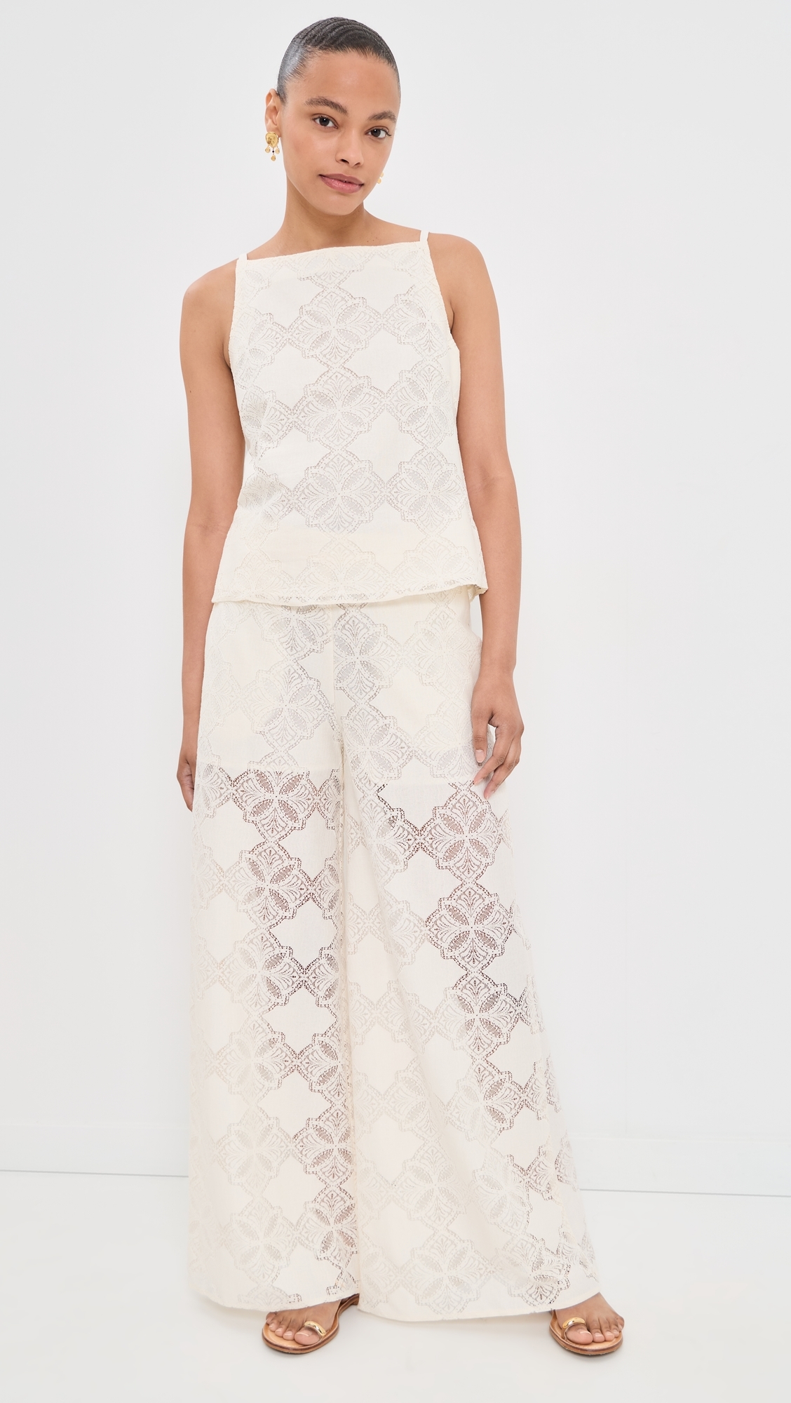 Ravi Pants Floral Medallion