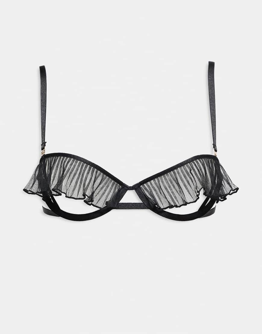 Matisse Semi-Open Wired Bra in black