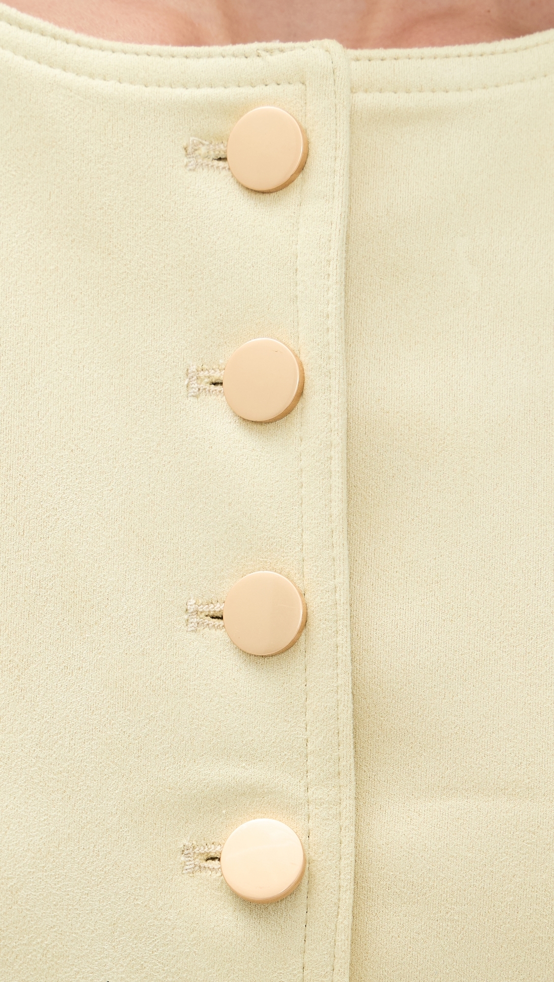 Levony Faux Suede Blazer Buttercream