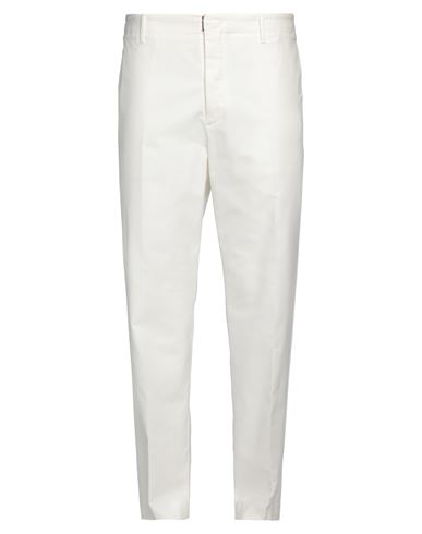 Hindustrie Man Pants Off white Size 34 Cotton