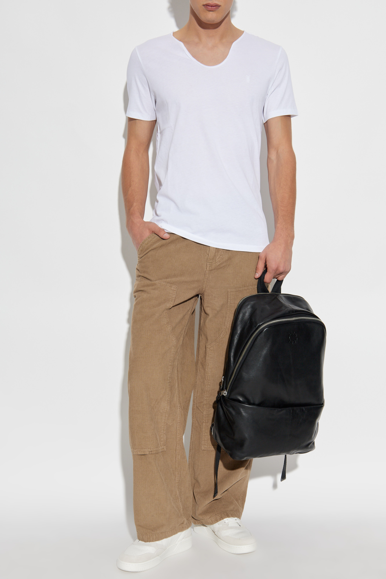 Corduroy Trousers 'Dunstan', Men's, Beige