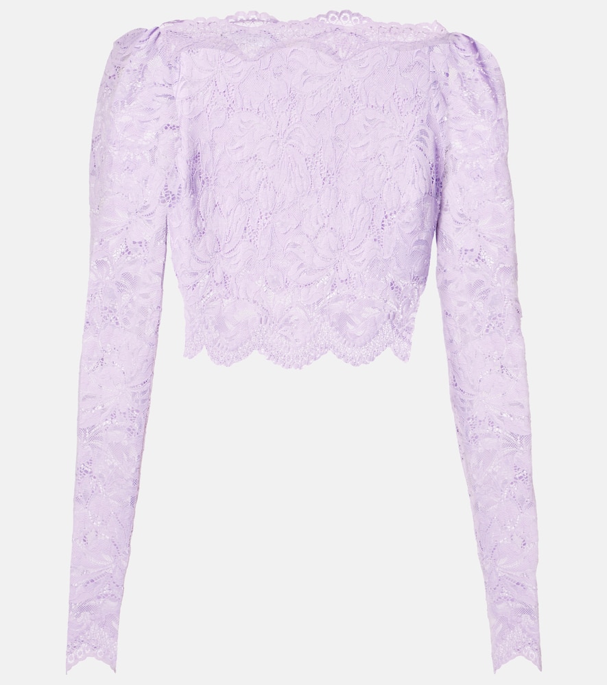 Floral lace top
