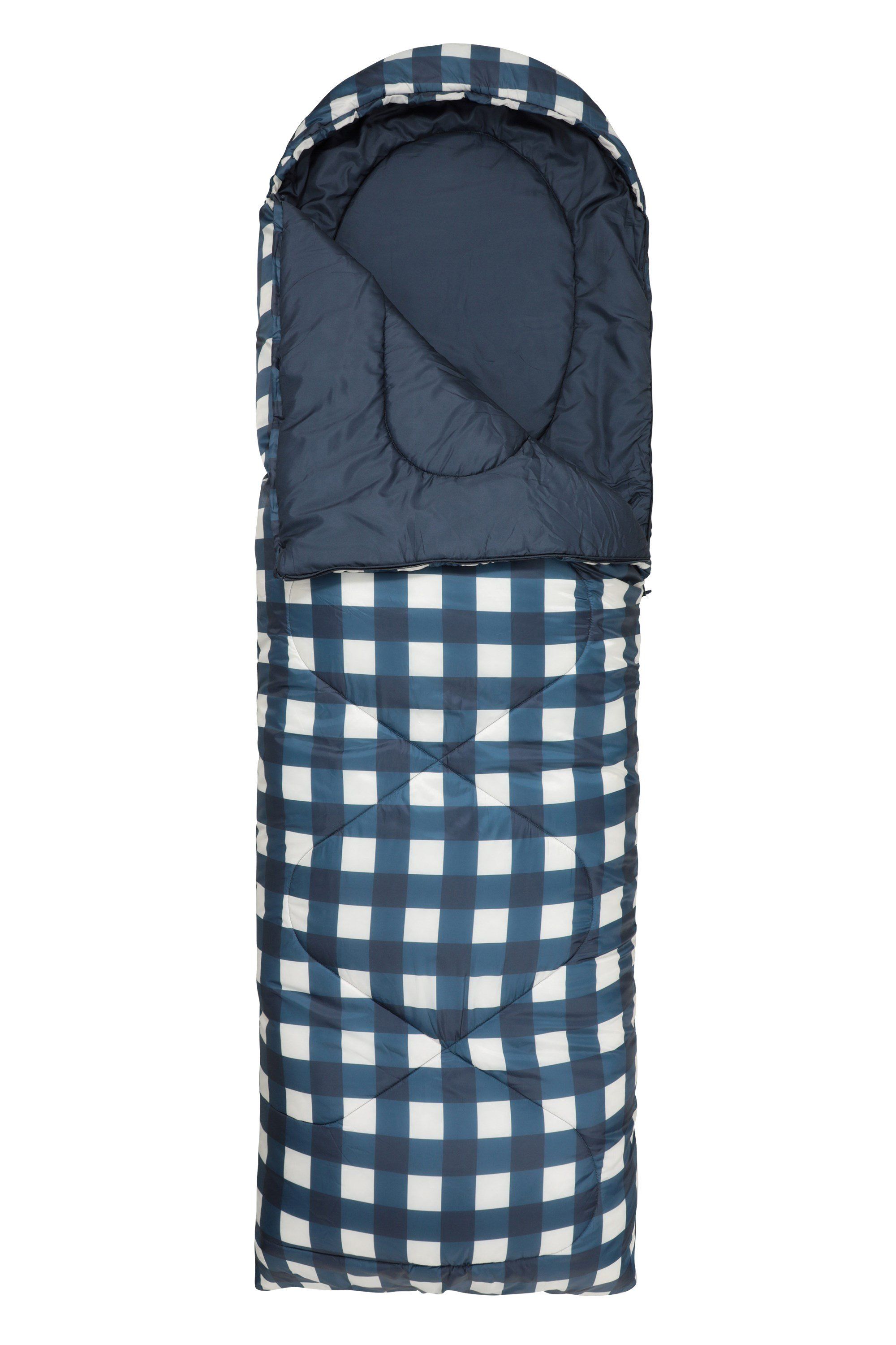Mountain Warehouse Unisex 'Apex' Summer Camping Travel 250 Square Sleeping Bag in Dark Blue