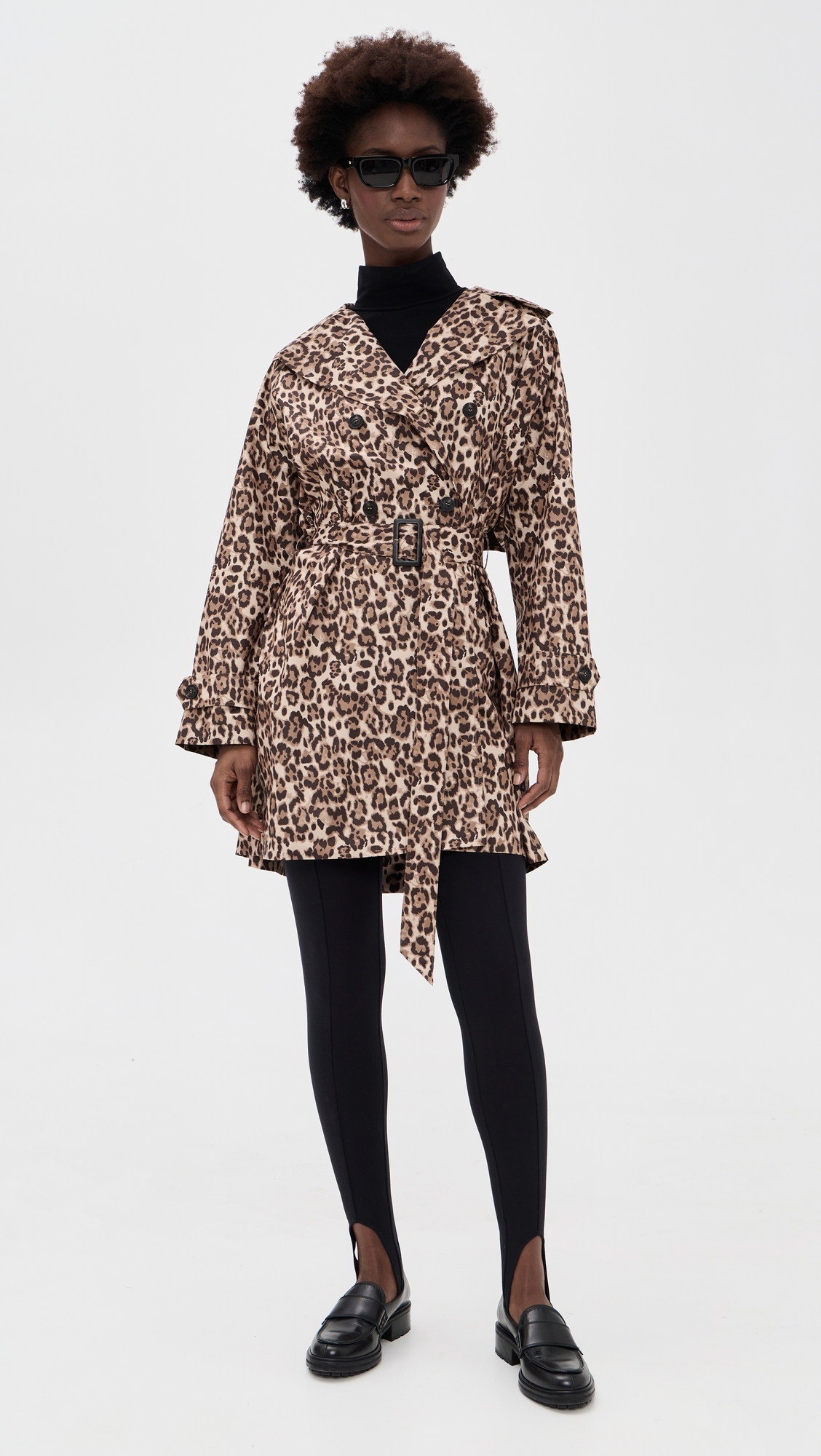 Tecla Trench Coat Leopard