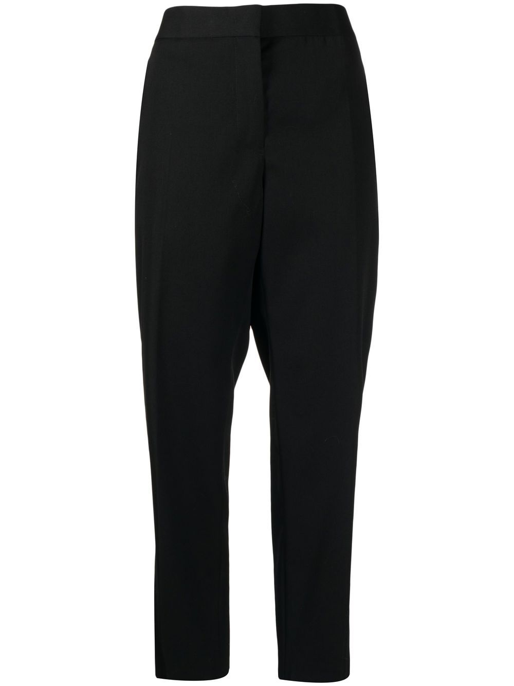 Tailored cropped trousers - Neutrals