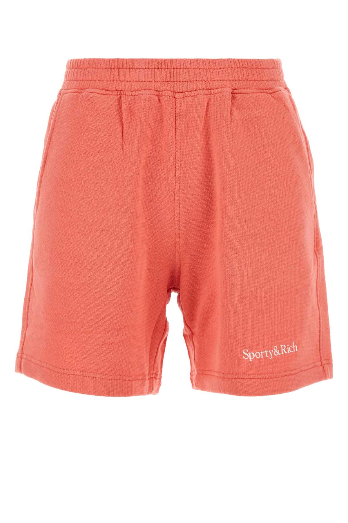 Stretch Cotton Shorts — Pink