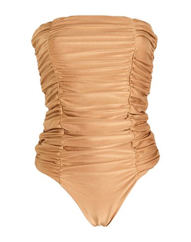 Chéri Woman Bodysuit Beige Size M Polyamide, Elastane
