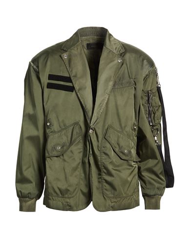 Man Jacket Military green Size 32 Polyamide