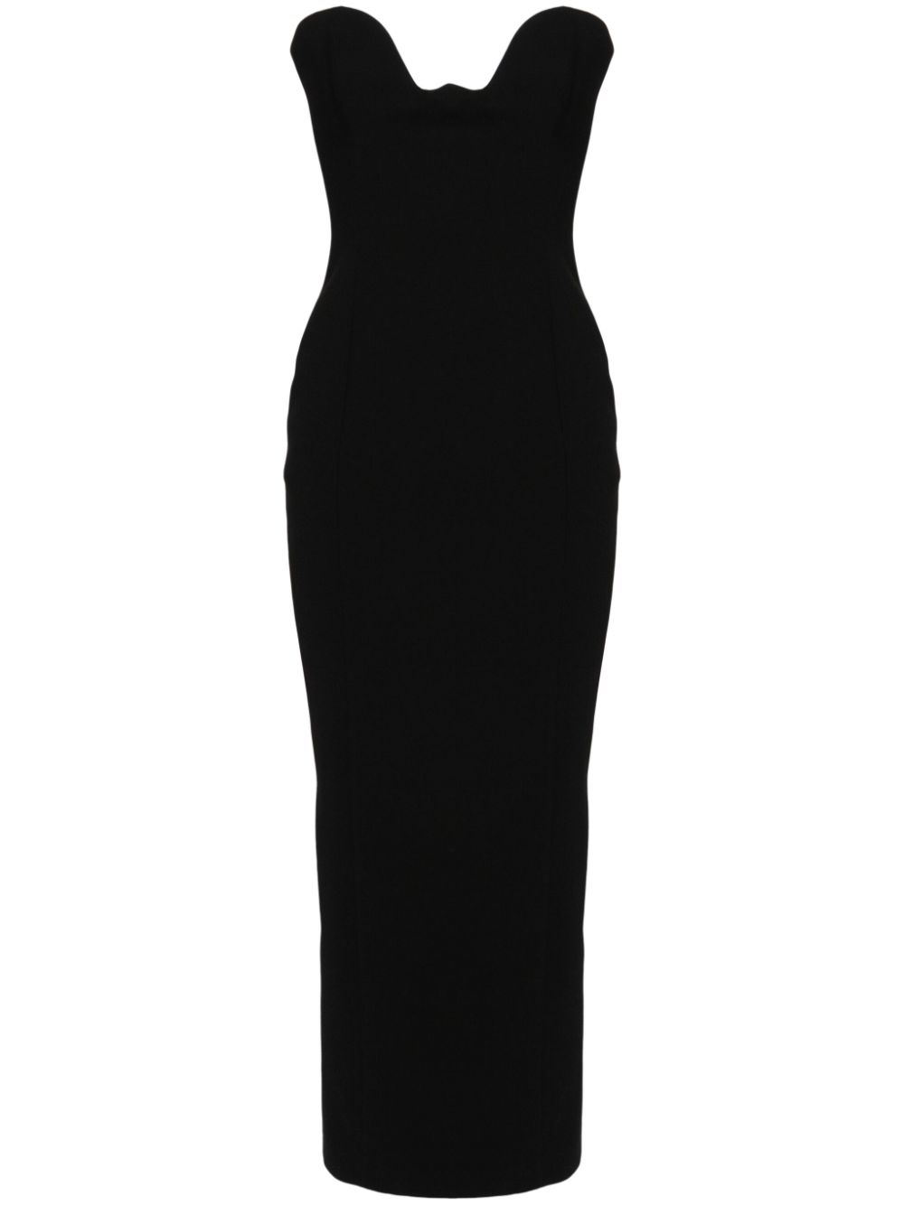 Lilith strapless gown - Black