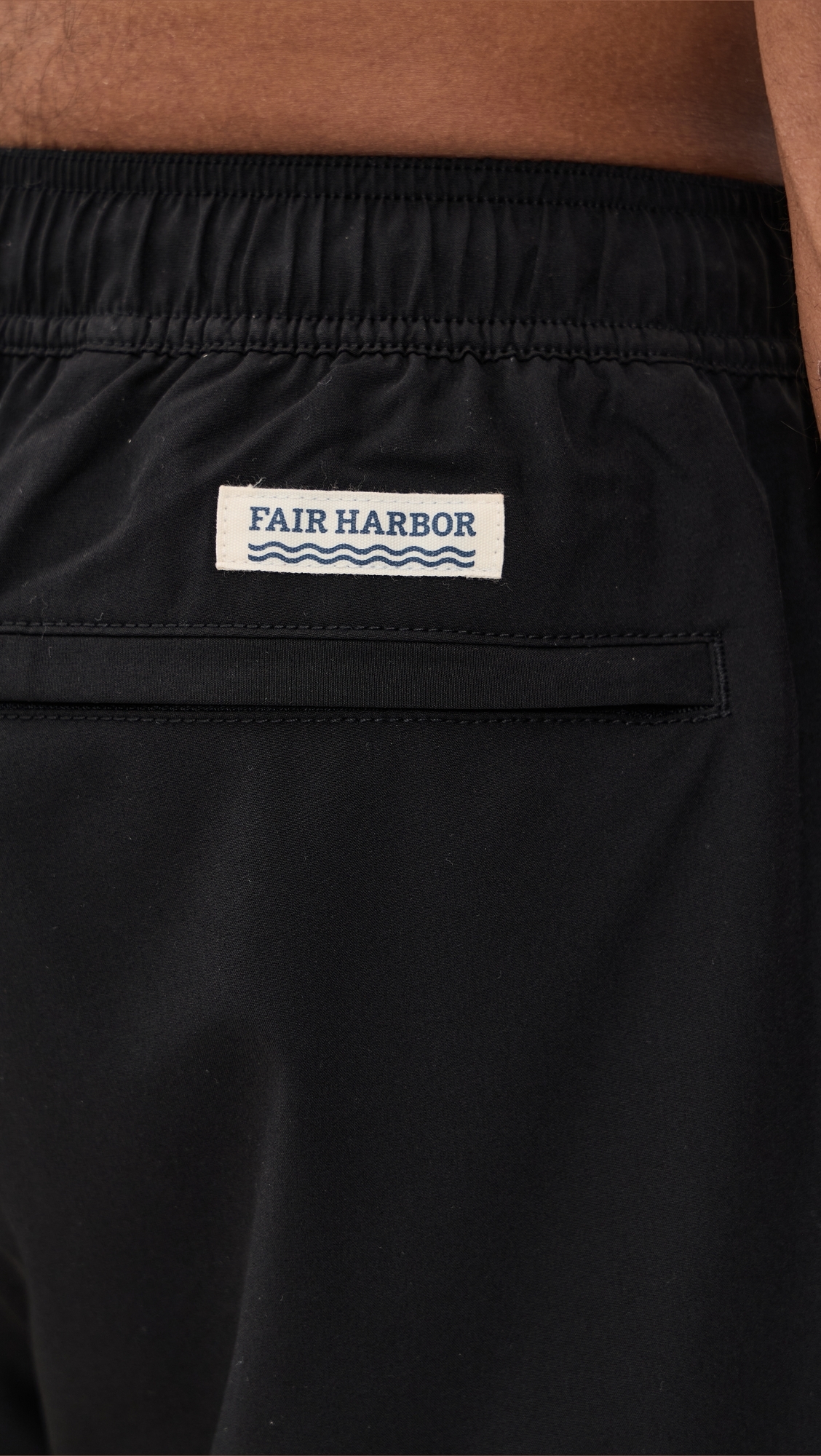 Fair Harbor The Anchor 6 Swim Trunks Black