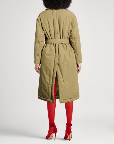 Woman Coat Military green Size L Organic cotton