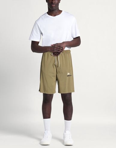 Man Shorts & Bermuda Shorts Military green Size XL Cotton