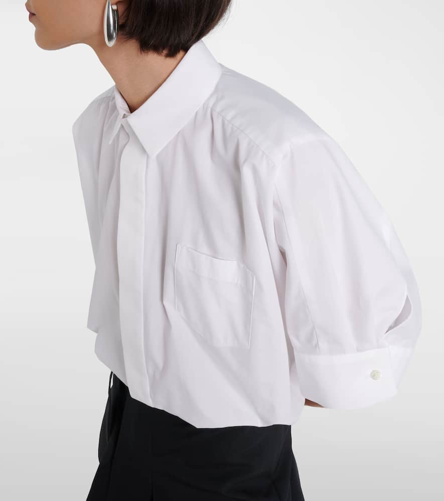Poplin minidress