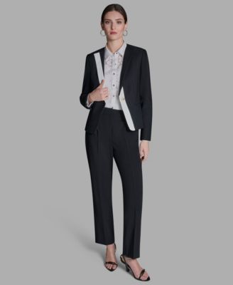 Womens One Button Jacket Suit