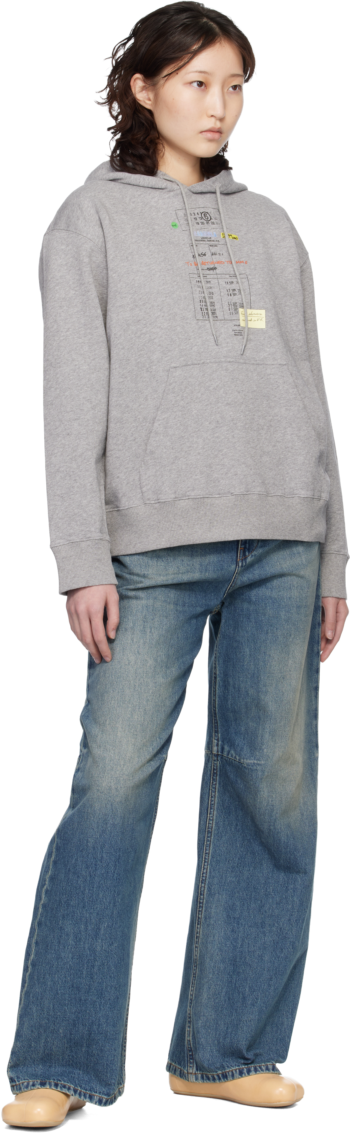 Blue Wide-Leg Jeans