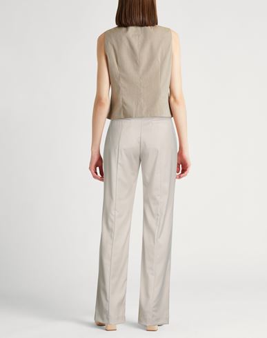 Woman Pants Beige Size 4 Polyester, Viscose, Elastane