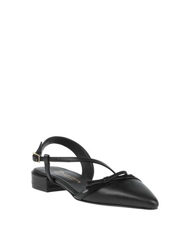 Woman Ballet flats Black Size 6 Leather