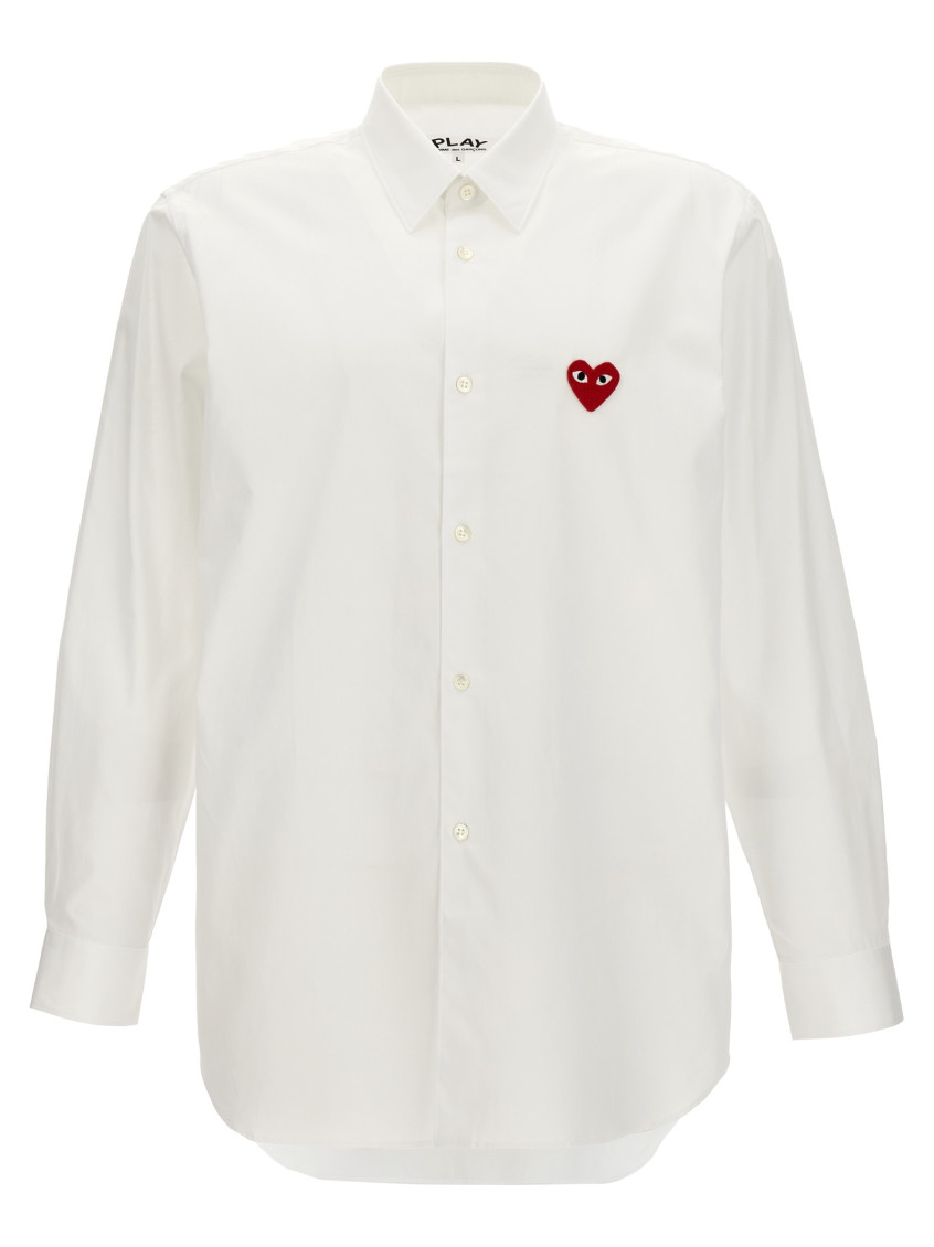 White Regular Logo Shirt