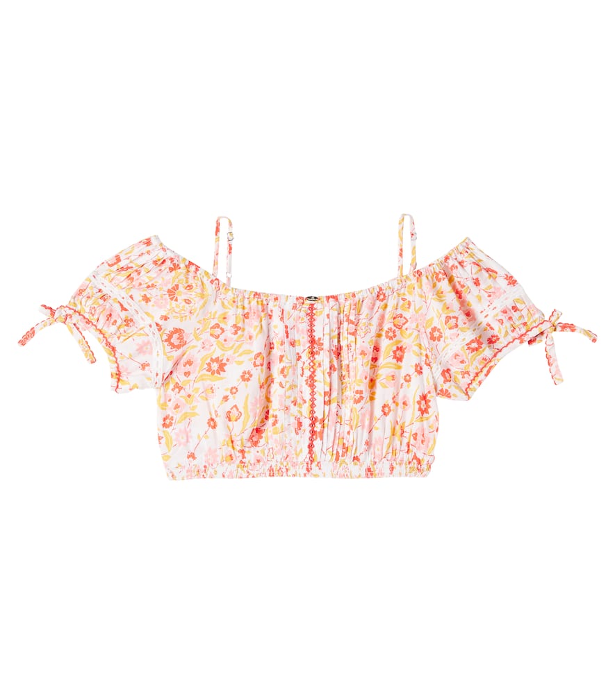 Bonny floral crop top