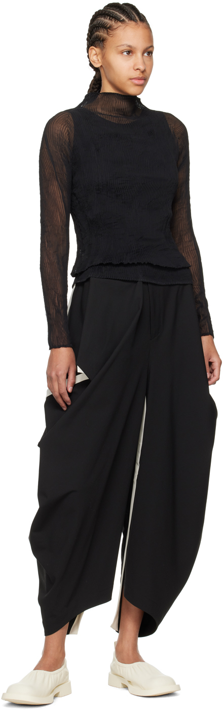 Black Twist Turtleneck