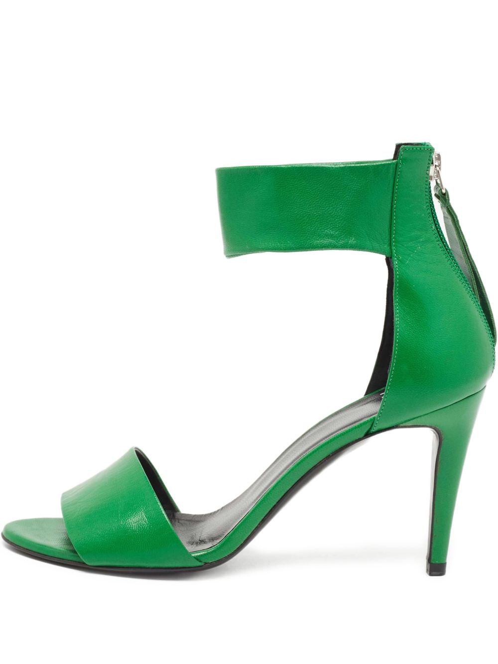 Pre-owned 90mm ankle-strap sandals - Green