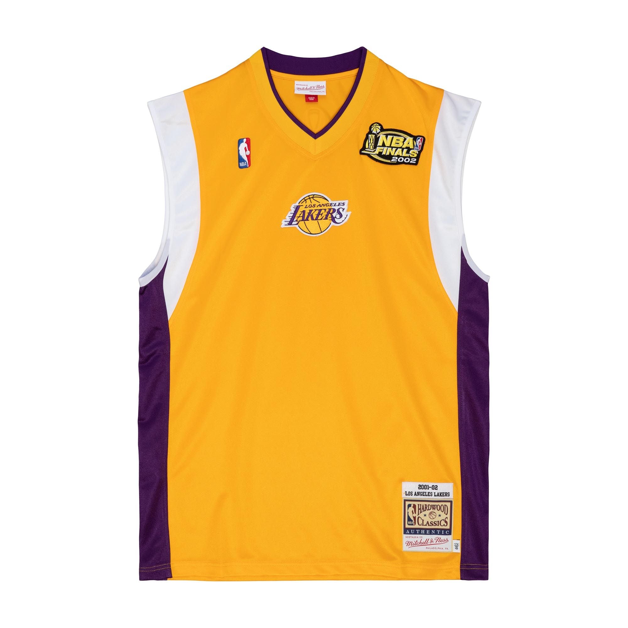 Men's Nba Authentic Shooting Shirt Lakers 2001
