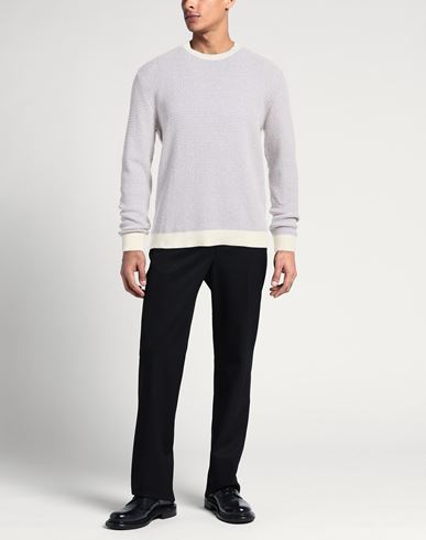Man Sweater Lilac Size L Cotton, Polyamide