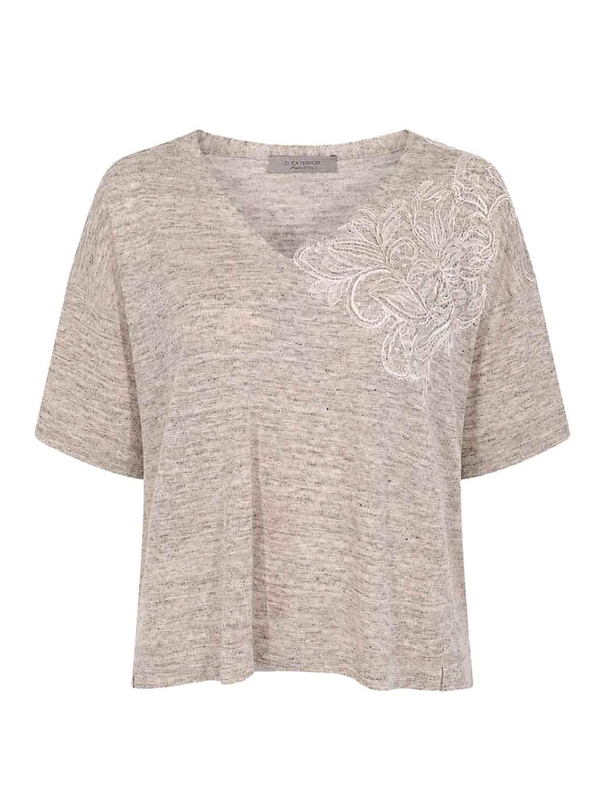 Linen and Lace Sweater