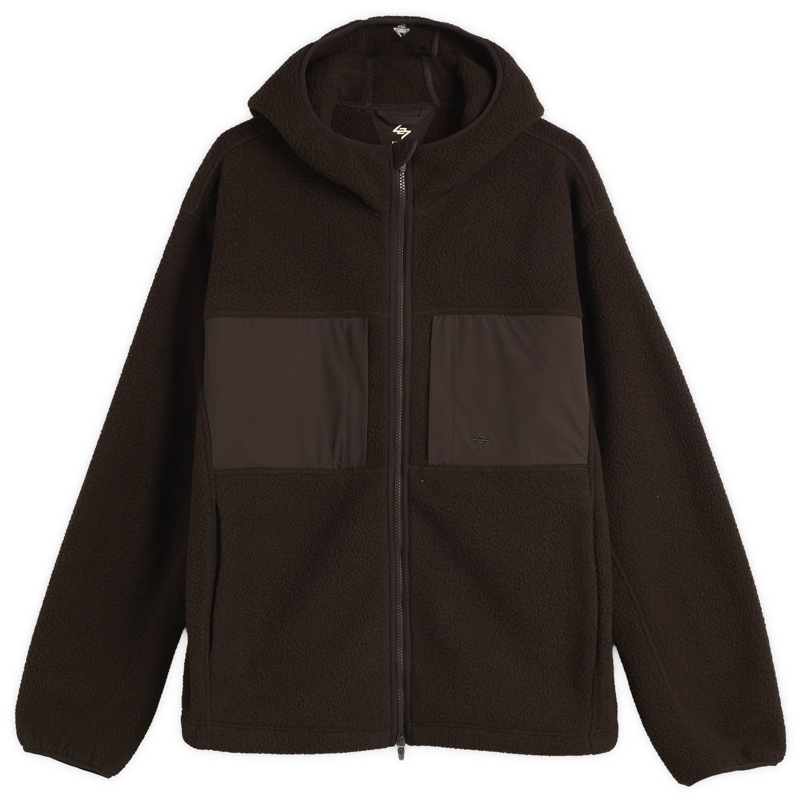 Men's 247 Borg Fleece Jacket Chocolate Torte
