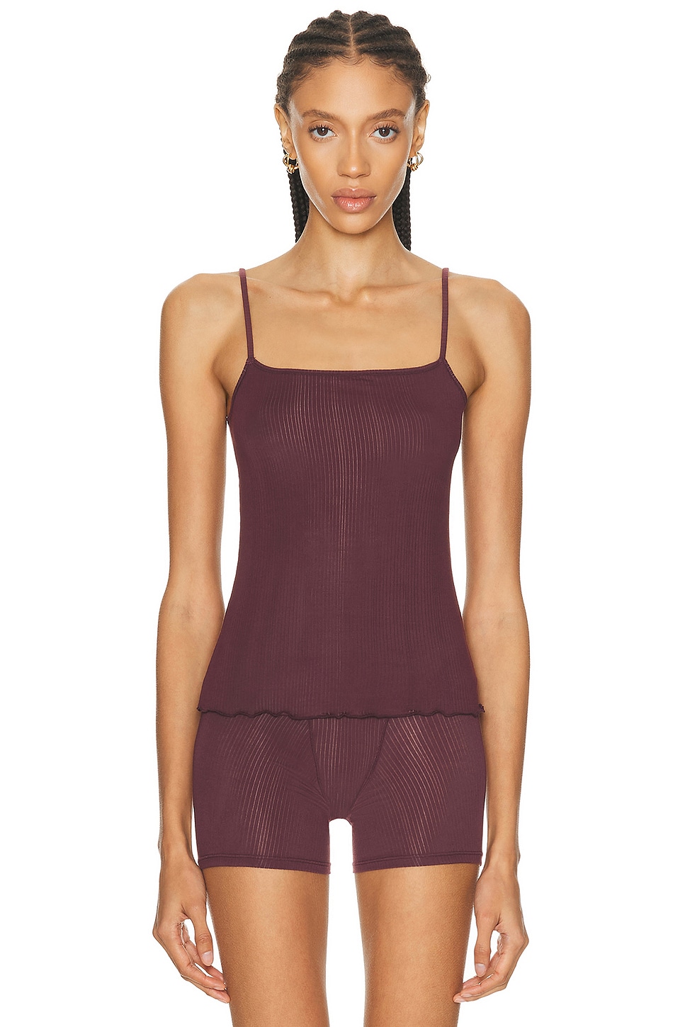 Negative Underwear Whipped Cami in Garnet - Wine. XS also in S, M, L, XL/1X