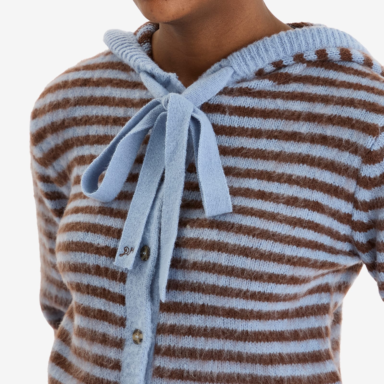 Women's Ruthie Bonnet Hooded Cardigan in Blue