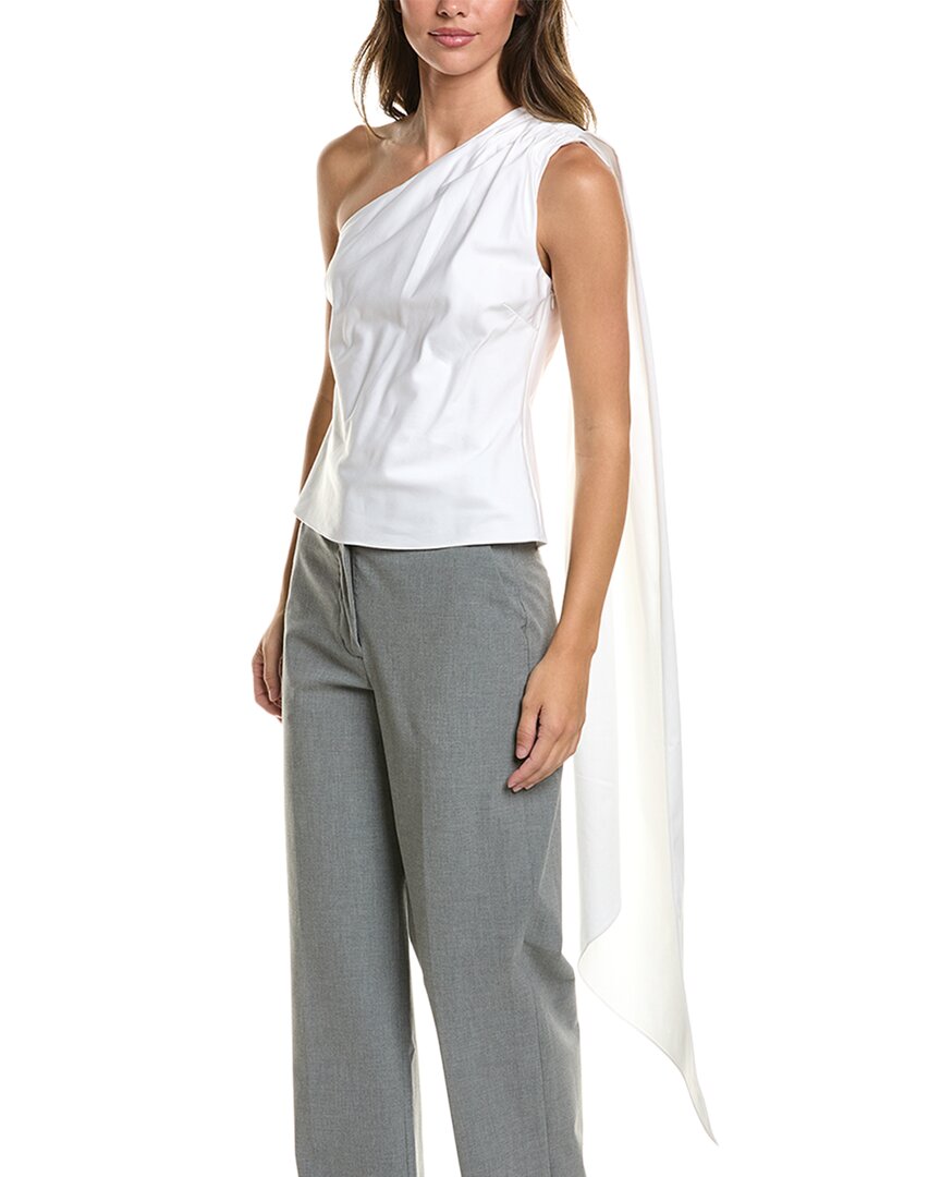 Vik One-Shoulder Cascade Top