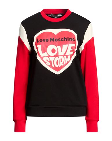 Woman Sweatshirt Black Size 2 Cotton