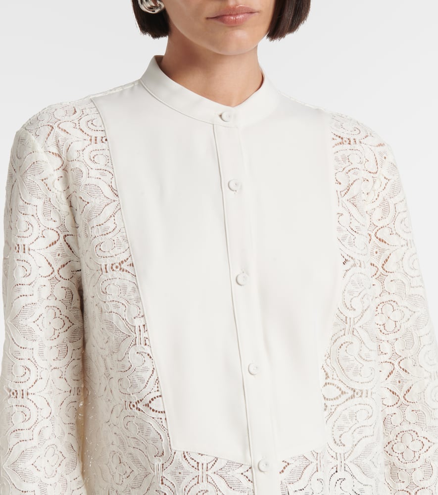 Veronica Beard Naya embroidered shirt