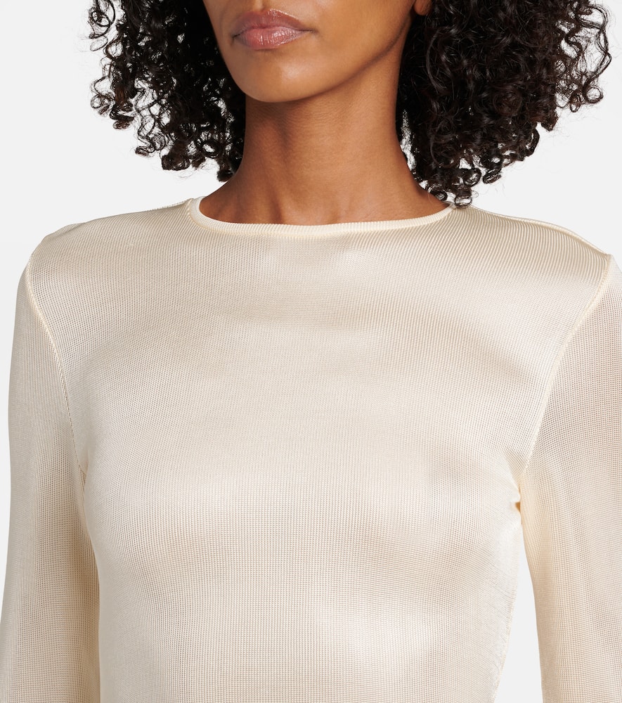 Luella draped jersey gown
